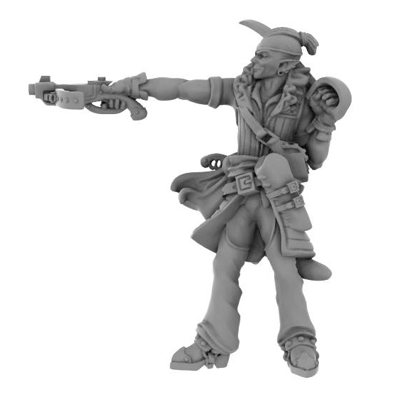 The Lion's Tower Resin Miniatures: Elf Rogue with Crossbow