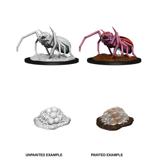 D&D Nolzur's Marvelous Miniatures: Giant Spider &amp; Egg Clutch-LVLUP GAMES