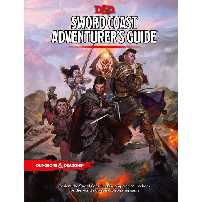 D&D (5th Edition) Sword Coast Adventurer's Guide Hardcover RPG Book-LVLUP GAMES