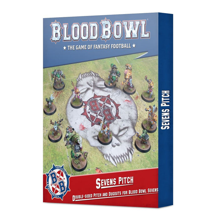 Blood BowlSevens Pitch: Double-sided Pitch and Dugouts for Blood Bowl Sevens