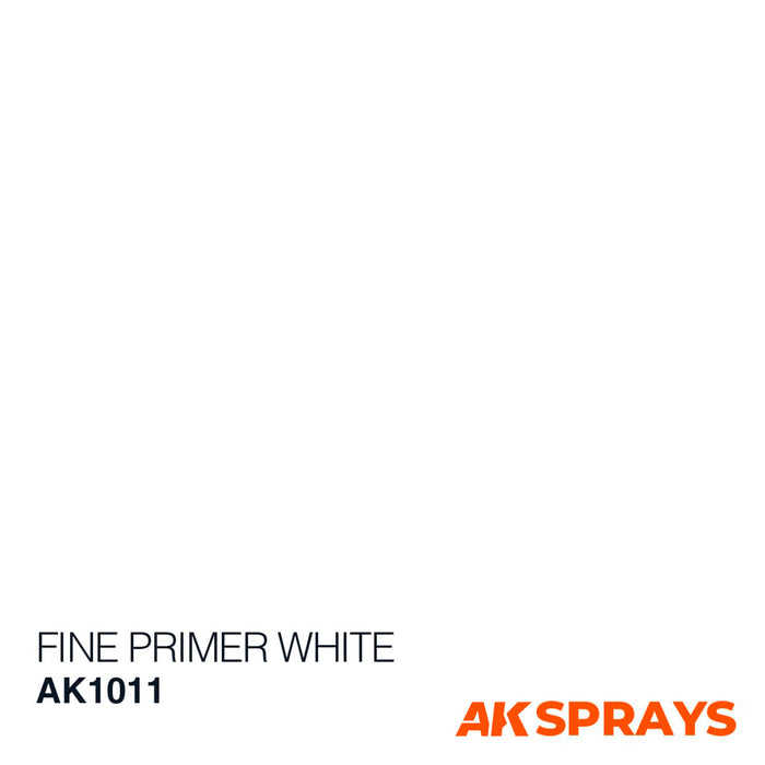 AK Interactive: Fine Primer - White Spray 200ML