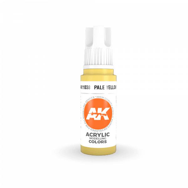 AK Interactive: 3G Acrylic - Pale Yellow 17ml