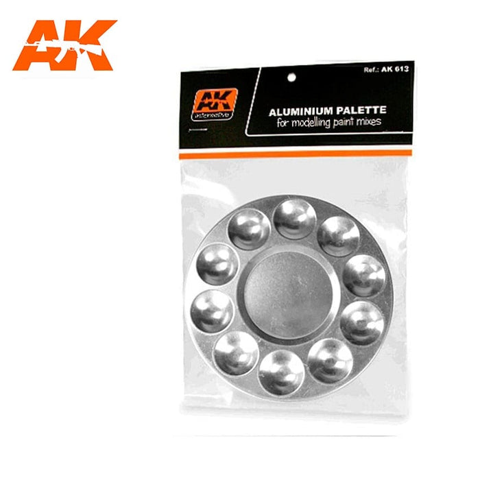 AK-Interactive: Aluminium Palette - 10 Well