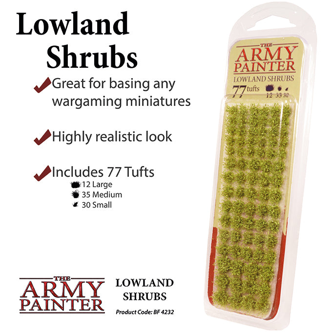 The Army Painter: Battlefields - Lowland Shrubs-LVLUP GAMES