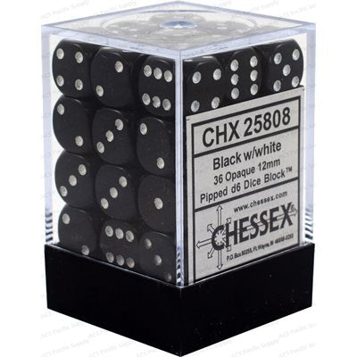 Chessex 36D6: Opaque Dice