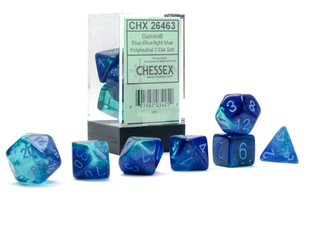 Chessex 7-Piece Sets: Gemini Dice