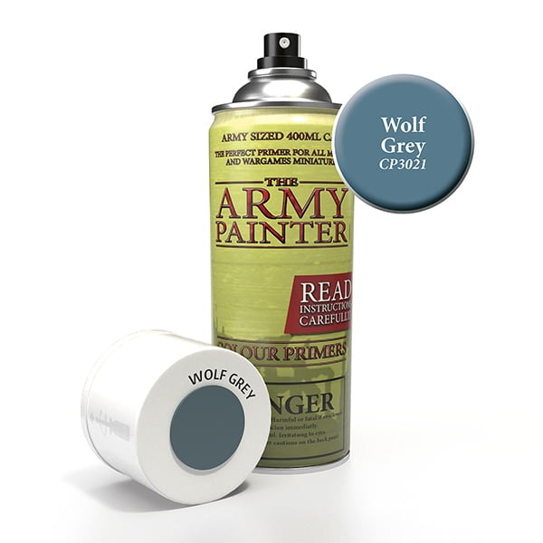 The Army Painter: Colour Primer - Wolf Grey Spray