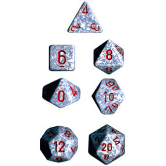 Chessex Dice: Speckled Colours, 7-Piece Sets-Air-LVLUP GAMES