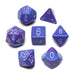 Chessex Dice: Speckled Colours, 7-Piece Sets-Silver Tetra-LVLUP GAMES