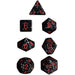 Chessex Dice: Speckled Colours, 7-Piece Sets-Space-LVLUP GAMES