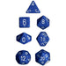 Chessex Dice: Speckled Colours, 7-Piece Sets-Water-LVLUP GAMES