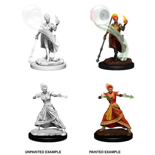 D&D Nolzur's Marvelous Miniatures:  Fire Genasi Female Wizard-LVLUP GAMES
