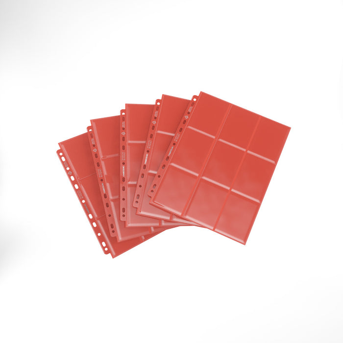Gamegenic 18-Pocket Pages: Side-loading - Red