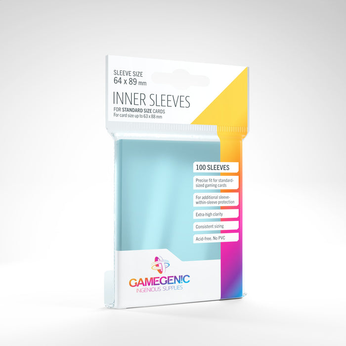 Gamegenic Card Sleeves: Inner Sleeves (64 x 88mm)