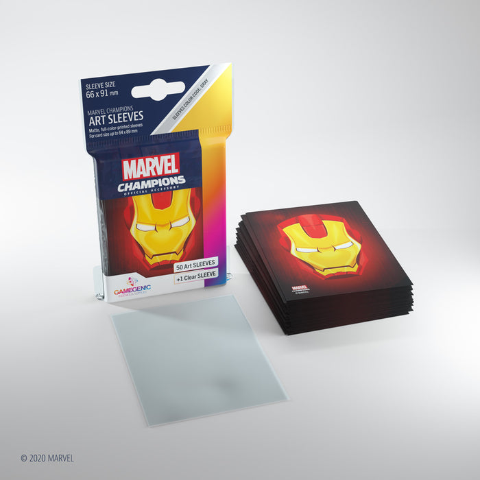 Gamegenic: Marvel Champions Art Sleeves - Iron Man