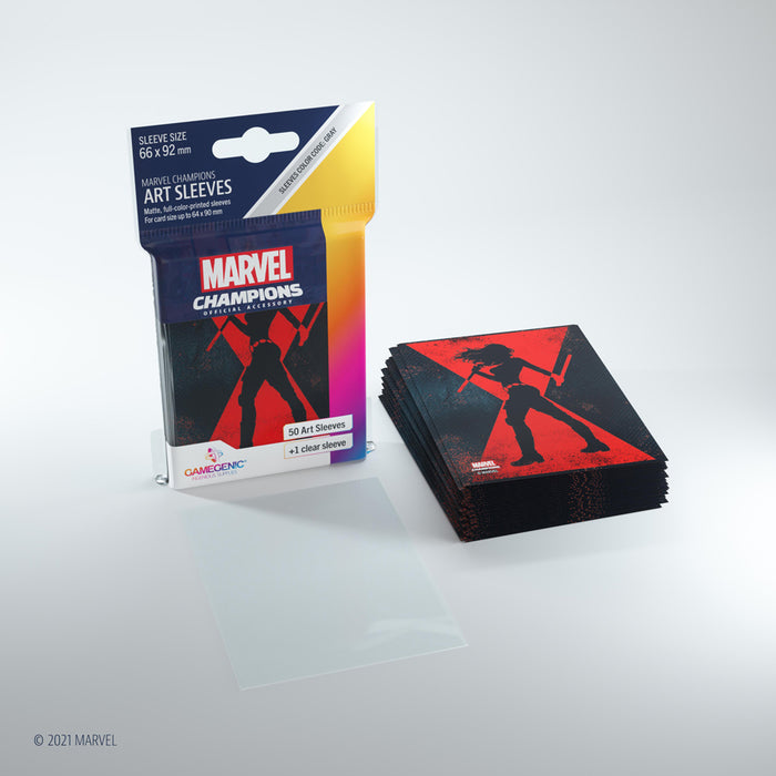Gamegenic: Marvel Champions Art Sleeves - Black Widow