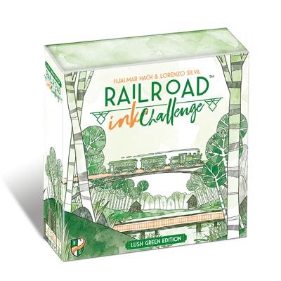 Railroad Ink Challenge: Lush Green Edition (French Version - Link to Downloadable English Rules)