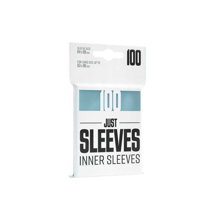 Just Sleeves Inner Sleeves (64 x 89mm) Clear 100ct — LVLUP GAMES