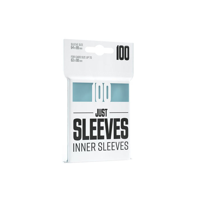 Just Sleeves: Inner Sleeves (64 x 89mm) - Clear 100ct