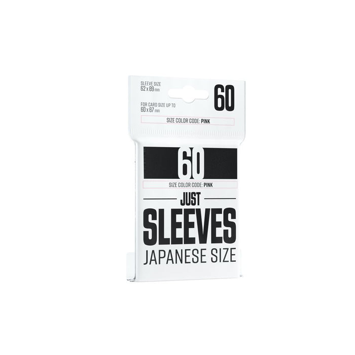 Just Sleeves: Japanese Size  - Black 60ct