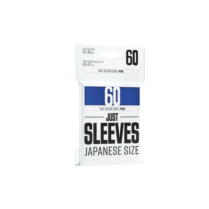 Just Sleeves: Japanese Size  - Blue 60ct