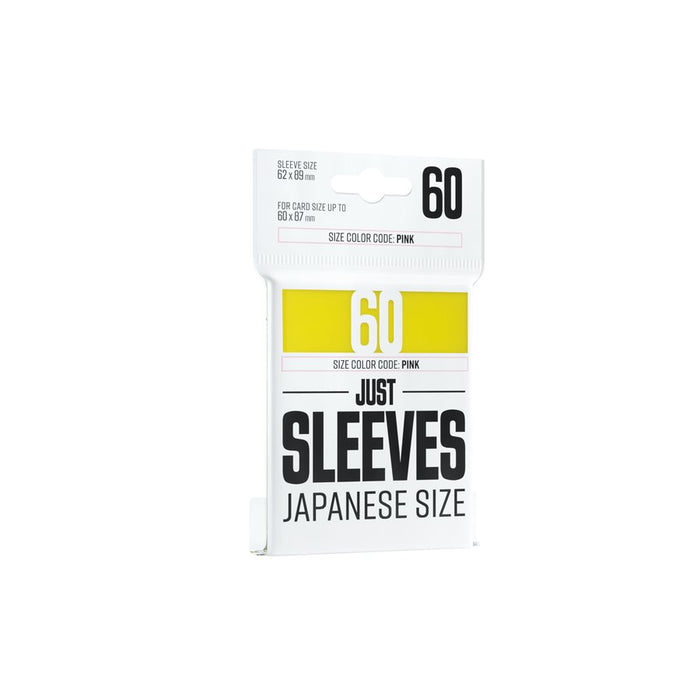 Just Sleeves: Japanese Size  - Yellow 60ct