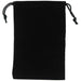 Koplow Cloth Dice Bag, 6" x 9" Large-Black-LVLUP GAMES