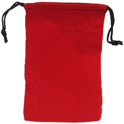 Koplow Cloth Dice Bag, 6" x 9" Large-Red-LVLUP GAMES