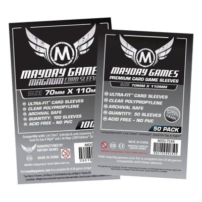 Mayday: Standard Soft Sleeves - "Lost Cities" Card Sleeves 70x110mm, C LVLUP GAMES Mayday: Standard Soft Sleeves - "Lost Cities" Card Sleeves 70x110mm, C LVLUP GAMES