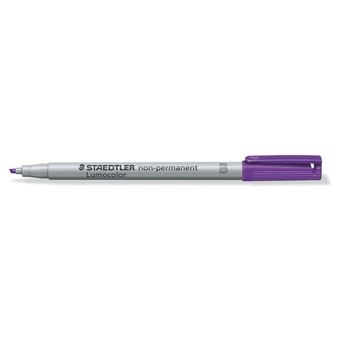 Staedtler: Lumocolor Non-Permanent Pen, Broad Tip (Single)-Violet-LVLUP GAMES