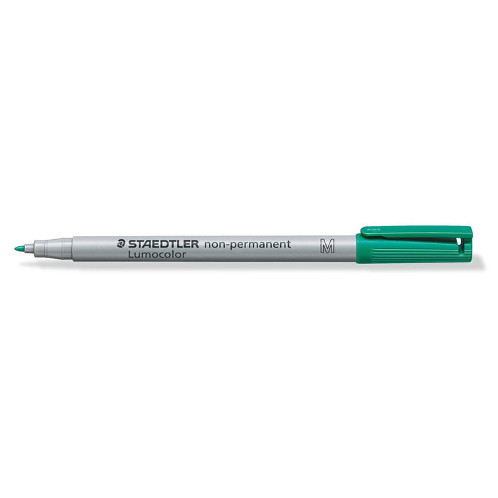 Staedtler: Lumocolor Non-Permanent Pen, Medium Tip (Single)-Green-LVLUP GAMES