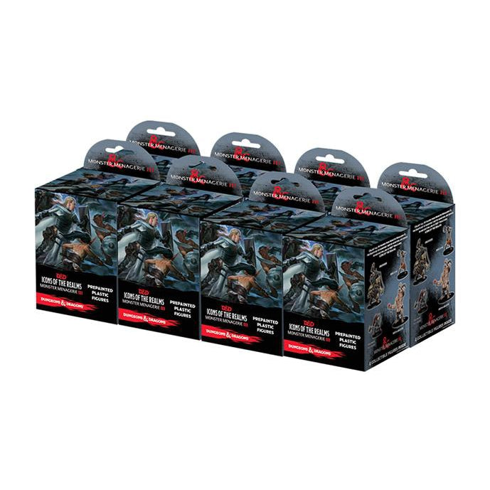 D&D Icons of the Realm: Monster Menagerie III Booster Brick (8 Boxes)
