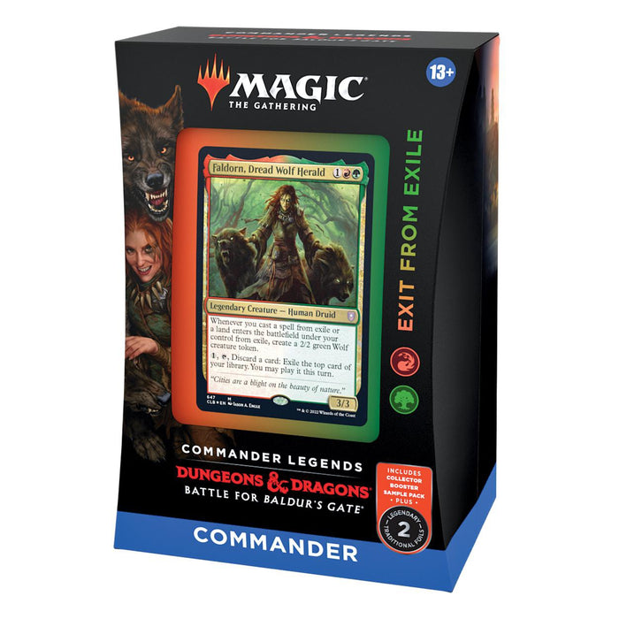 Magic the Gathering: Commander Legends - Battle for Baldur's Gate Commander Deck - Exit from Exile