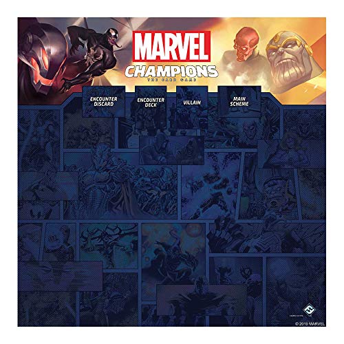 Marvel Champions LCG: 1-4 Player Game Mat-LVLUP GAMES