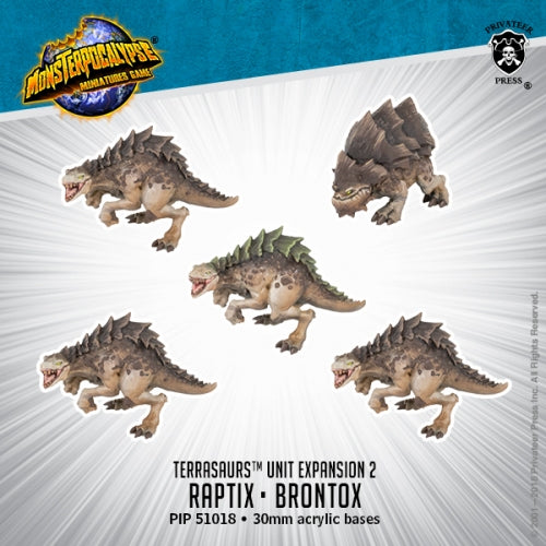 Monsterpocalypse: Terrasaurs - Raptix/Brontox-LVLUP GAMES