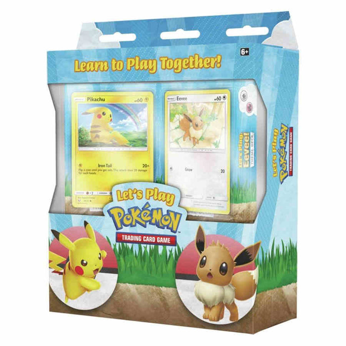 Pokemon: Let's Play! Pikachu & Eevee TCG Theme Decks Set