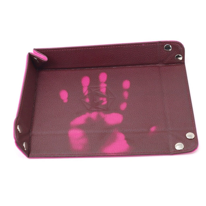 Die Hard: Folding Rectangle Heat Change Tray-Pink Leather w/Pink Velvet-LVLUP GAMES