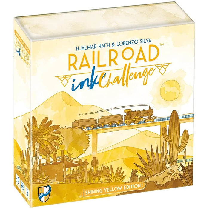 Railroad Ink Challenge: Shining Yellow Edition (French Version - Link to Downloadable English Rules)
