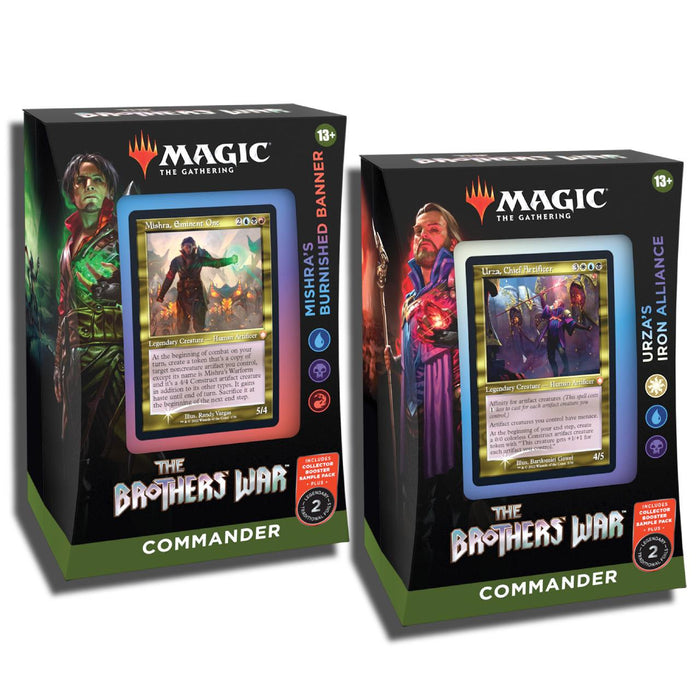 Magic The Gathering: The Brothers' War Commander Set of 2