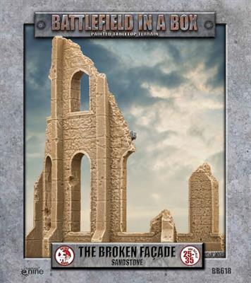 Battlefield In A Box: Broken Facade Sandstone Pair