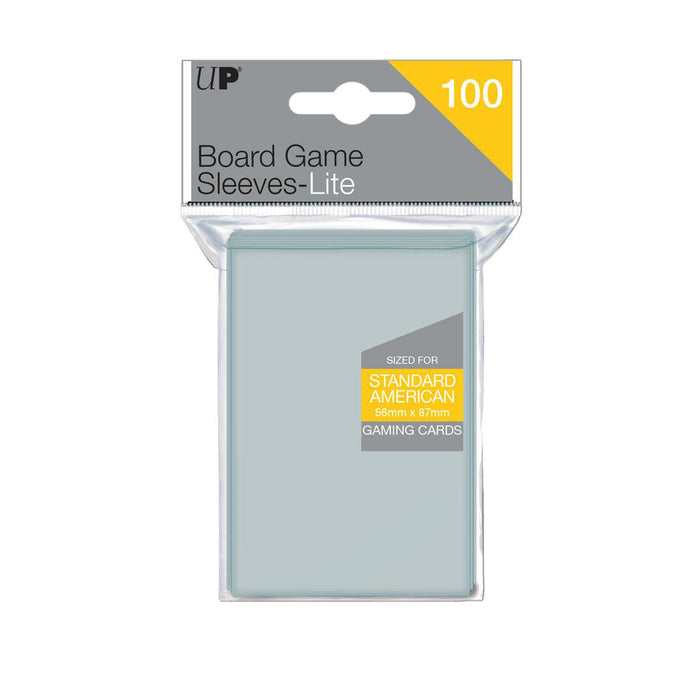 Ultra Pro Lite: Standard American 56mm x 87mm Sleeves, 100ct Clear-LVLUP GAMES