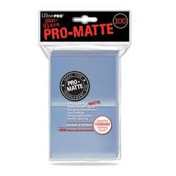 Ultra Pro: Pro-Matte Sleeves, Clear 100ct-LVLUP GAMES