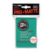 Ultra Pro: Pro-Matte Standard Card 66mm x 91mm Sleeves, 50ct Aqua-LVLUP GAMES