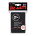 Ultra Pro: Pro-Matte Standard Card 66mm x 91mm Sleeves, 50ct Black-LVLUP GAMES
