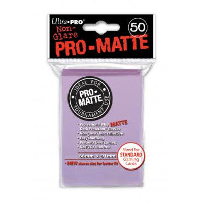 Ultra Pro: Pro-Matte Standard Card 66mm x 91mm Sleeves, 50ct Lilac LVLUP GAMES Ultra Pro: Pro-Matte Standard Card 66mm x 91mm Sleeves, 50ct Lilac LVLUP GAMES