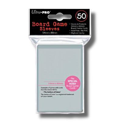 Ultra Pro: Special Size 54mm x 80mm Sleeves, 50ct Clear-LVLUP GAMES