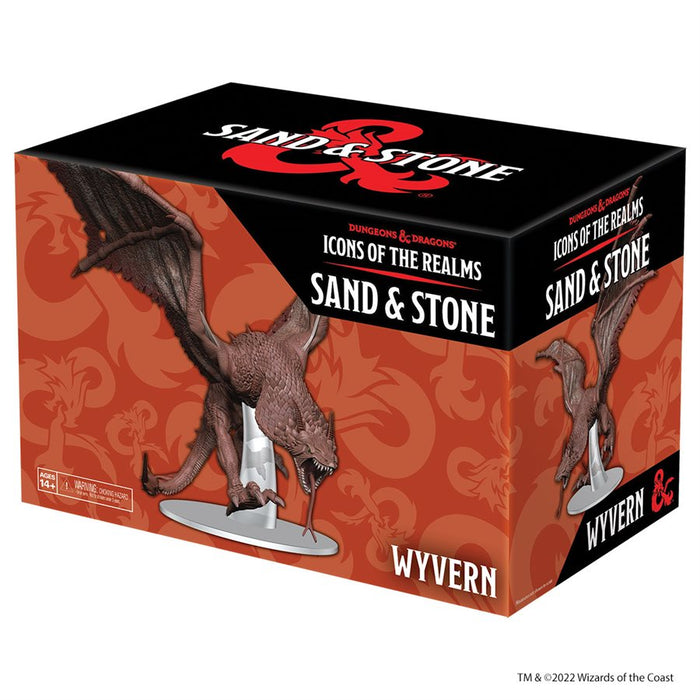D&D Icons of the Realms: Sand & Stone Wyvern Boxed Miniature