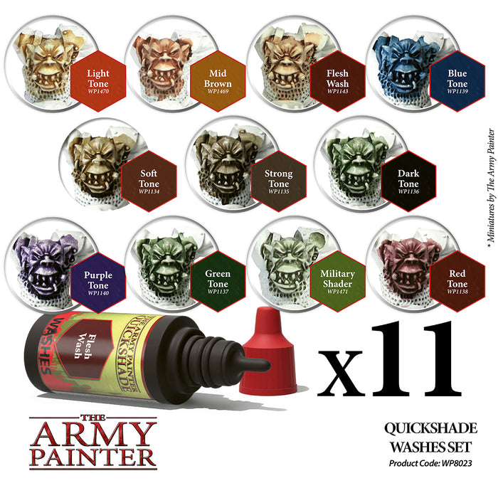 The Army Painter: Warpaints - Quickshade Washes Set -LVLUP GAMES