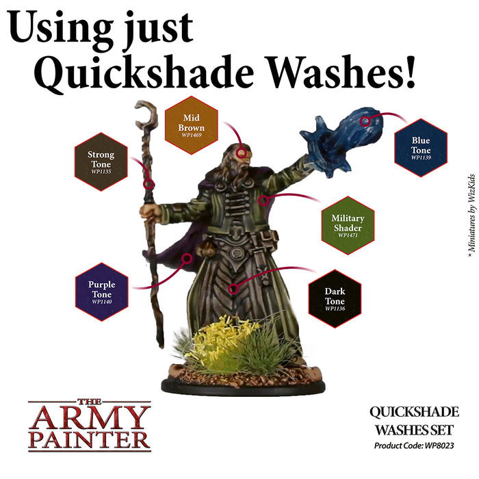The Army Painter: Warpaints - Quickshade Washes Set -LVLUP GAMES