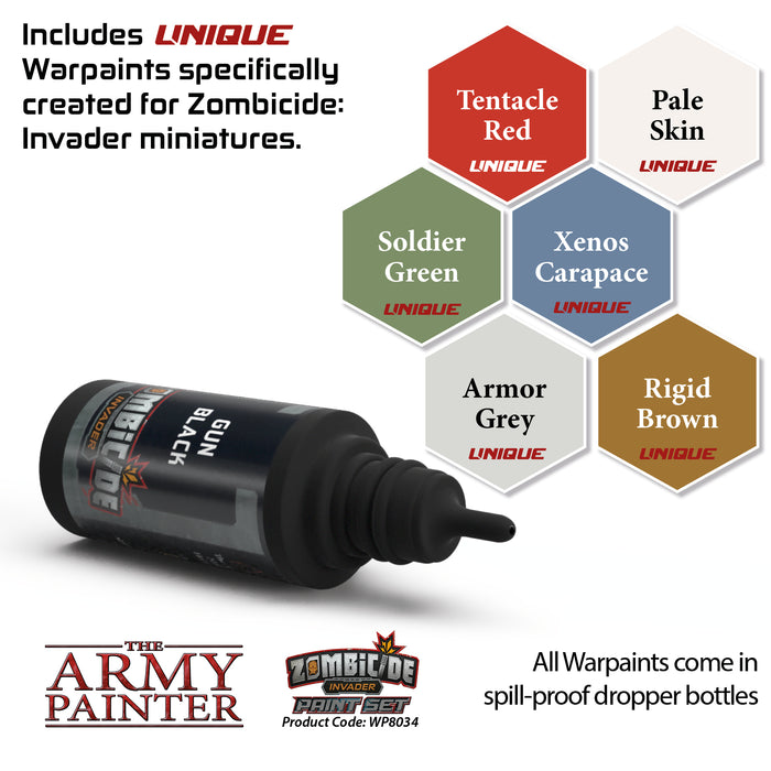 The Army Painter: Warpaints - Zombicide Invader Paints Set -LVLUP GAMES